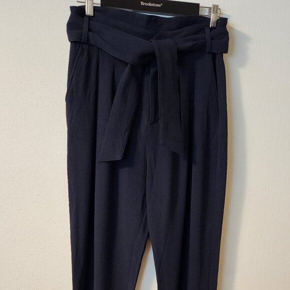 Sezane Austin Trousers Navy size 6 / 38 - Picture 2 of 7